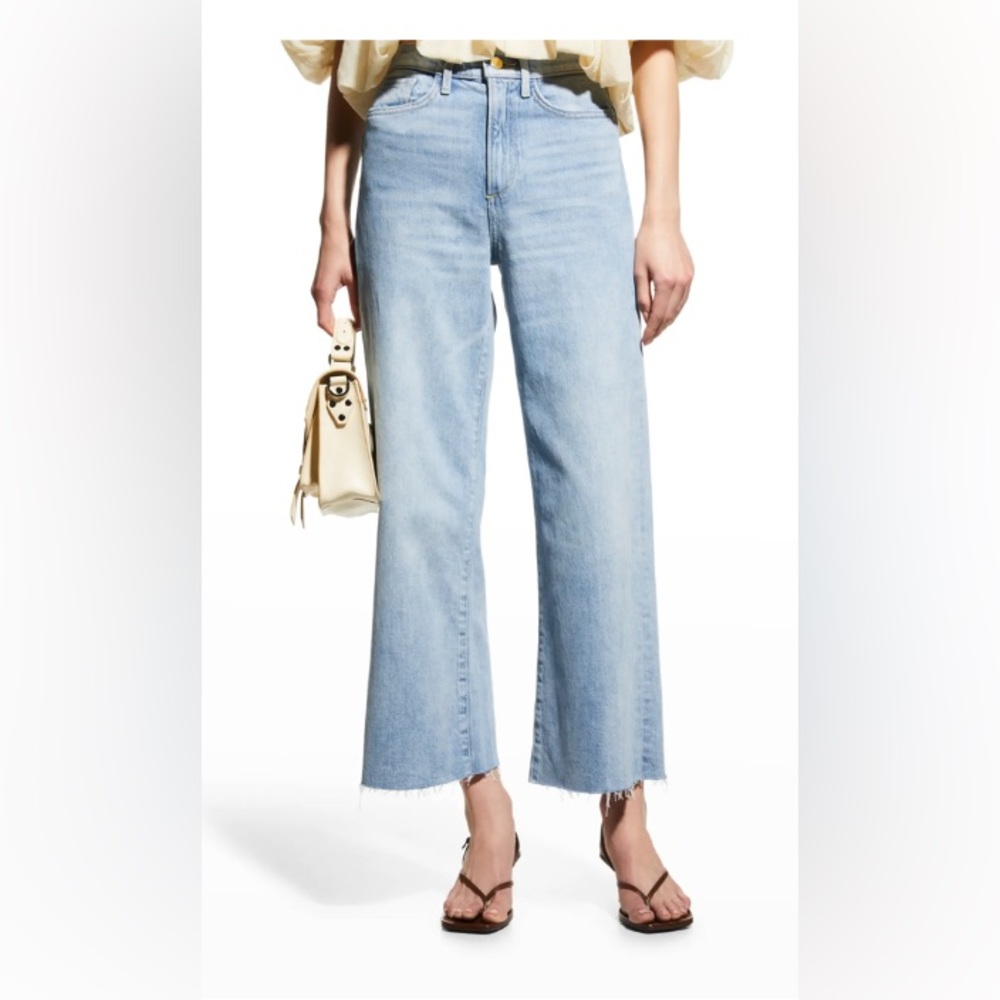 Joe's Jeans The MIA high rise wide ankle light wash size 28